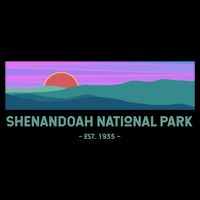 Retro Appalachian Trail Blue Ridge Shenandoah National Park Gift Cooling Performance Crew T-Shirt