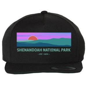 Retro Appalachian Trail Blue Ridge Shenandoah National Park Gift Wool Snapback Cap