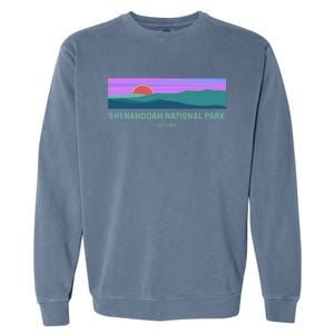 Retro Appalachian Trail Blue Ridge Shenandoah National Park Gift Garment-Dyed Sweatshirt