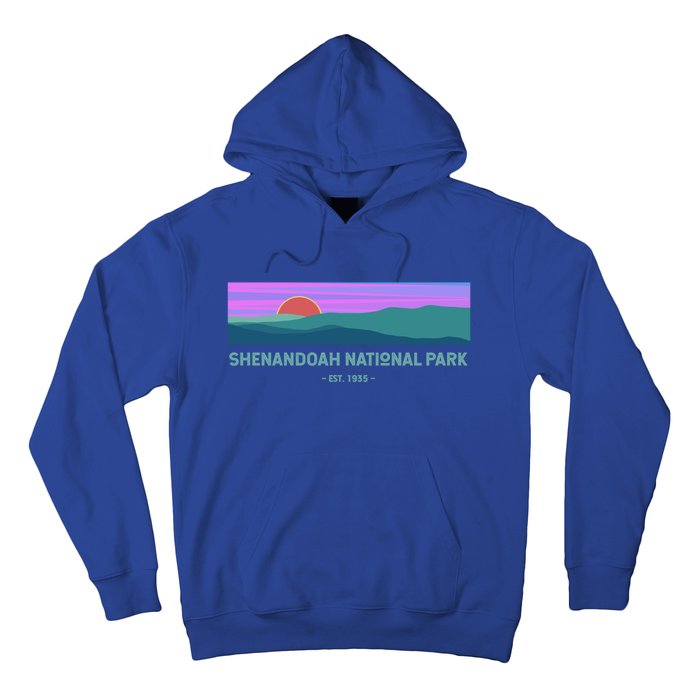 Retro Appalachian Trail Blue Ridge Shenandoah National Park Gift Hoodie