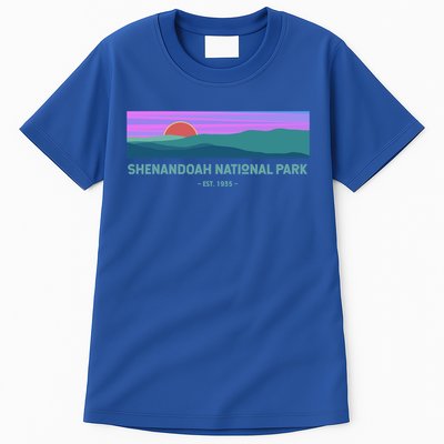 Retro Appalachian Trail Blue Ridge Shenandoah National Park Gift Tall T-Shirt