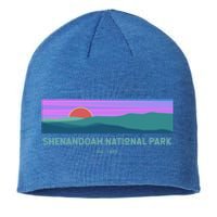 Retro Appalachian Trail Blue Ridge Shenandoah National Park Gift Sustainable Beanie