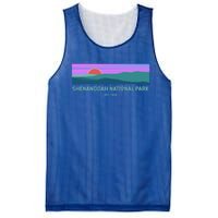 Retro Appalachian Trail Blue Ridge Shenandoah National Park Gift Mesh Reversible Basketball Jersey Tank