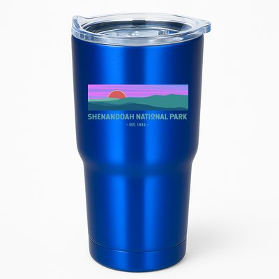 Retro Appalachian Trail Blue Ridge Shenandoah National Park Gift Tumbler
