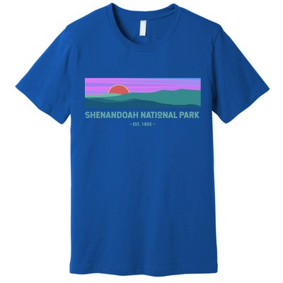 Retro Appalachian Trail Blue Ridge Shenandoah National Park Gift Premium T-Shirt
