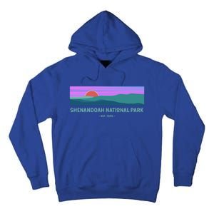 Retro Appalachian Trail Blue Ridge Shenandoah National Park Gift Tall Hoodie