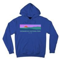 Retro Appalachian Trail Blue Ridge Shenandoah National Park Gift Tall Hoodie