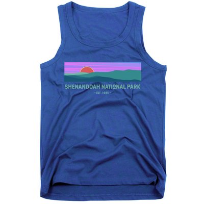 Retro Appalachian Trail Blue Ridge Shenandoah National Park Gift Tank Top
