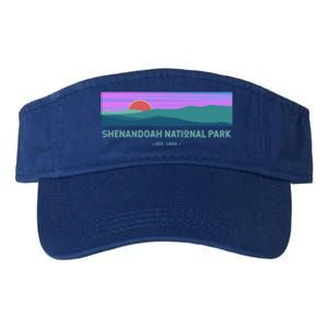 Retro Appalachian Trail Blue Ridge Shenandoah National Park Gift Valucap Bio-Washed Visor