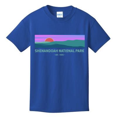 Retro Appalachian Trail Blue Ridge Shenandoah National Park Gift Kids T-Shirt