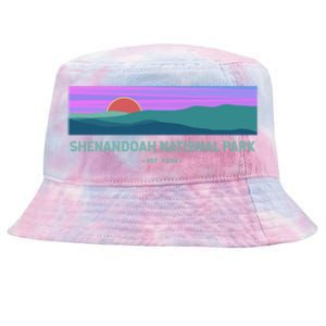 Retro Appalachian Trail Blue Ridge Shenandoah National Park Gift Tie-Dyed Bucket Hat