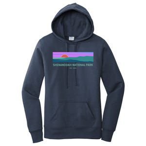 Retro Appalachian Trail Blue Ridge Shenandoah National Park Gift Women's Pullover Hoodie