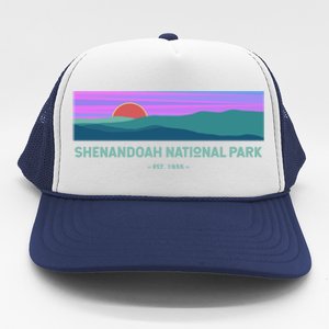 Retro Appalachian Trail Blue Ridge Shenandoah National Park Gift Trucker Hat