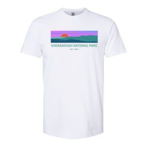 Retro Appalachian Trail Blue Ridge Shenandoah National Park Gift Softstyle CVC T-Shirt