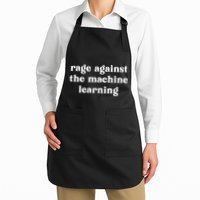 Rage Against The Machine Learning Funny Full-Length Apron With Pockets