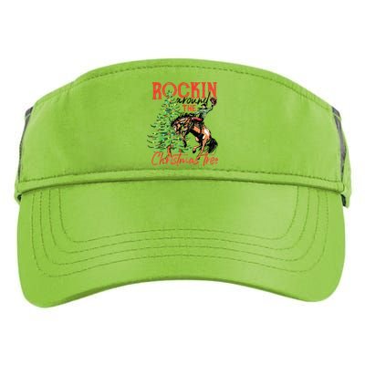 Rocking Around The Christmas Tree Christmas Cowboy Horse Adult Drive Performance Visor