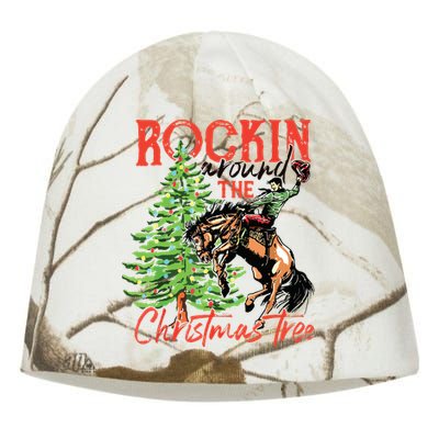 Rocking Around The Christmas Tree Christmas Cowboy Horse Kati - Camo Knit Beanie