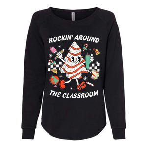 Rockin Around The Classroom Teacher Womens California Wash Sweatshirt