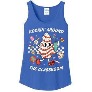 Rockin Around The Classroom Teacher Ladies Essential Tank