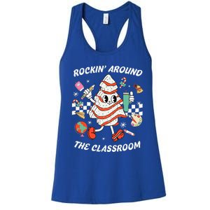 Rockin Around The Classroom Teacher Women's Racerback Tank