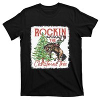 Rocking Around The Christmas Tree Cowboy Horse T-Shirt