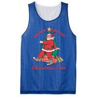 Rockin Around The Christmas Tree Vintage Christmas Gift Mesh Reversible Basketball Jersey Tank