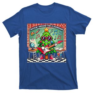 Rockin Around The Classroom Fun Christmas Tree For Teachers Gift T-Shirt