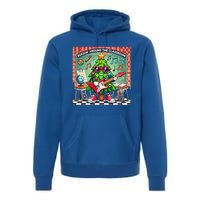 Rockin Around The Classroom Fun Christmas Tree For Teachers Gift Premium Hoodie