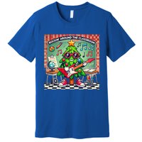 Rockin Around The Classroom Fun Christmas Tree For Teachers Gift Premium T-Shirt