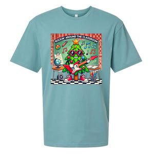 Rockin Around The Classroom Fun Christmas Tree For Teachers Gift Sueded Cloud Jersey T-Shirt