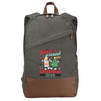 RocN Around The Christmas Tree Jingle Bell RocN Christmas Gift Cotton Canvas Backpack
