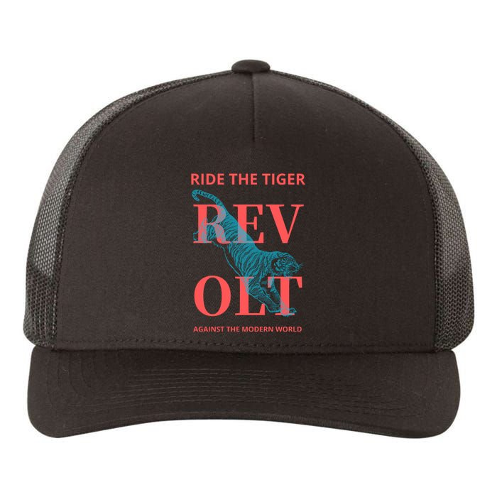 Revolt Against The Modern World Ride The Tiger Julius Evola Yupoong Adult 5-Panel Trucker Hat