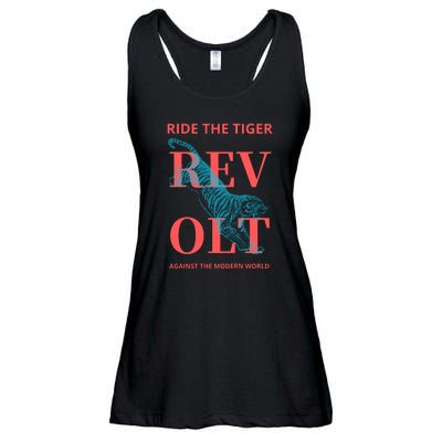 Revolt Against The Modern World Ride The Tiger Julius Evola Ladies Essential Flowy Tank