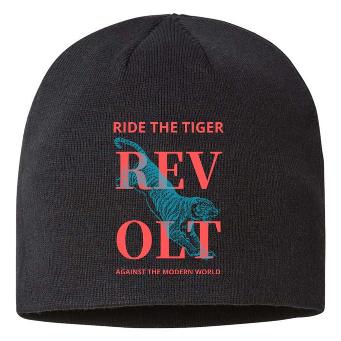 Revolt Against The Modern World Ride The Tiger Julius Evola Sustainable Beanie