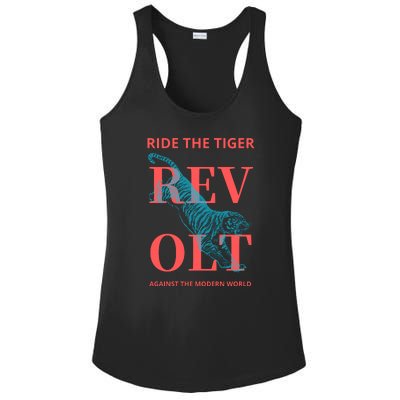 Revolt Against The Modern World Ride The Tiger Julius Evola Ladies PosiCharge Competitor Racerback Tank