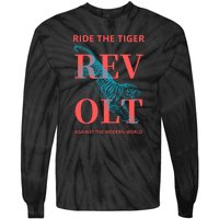 Revolt Against The Modern World Ride The Tiger Julius Evola Tie-Dye Long Sleeve Shirt