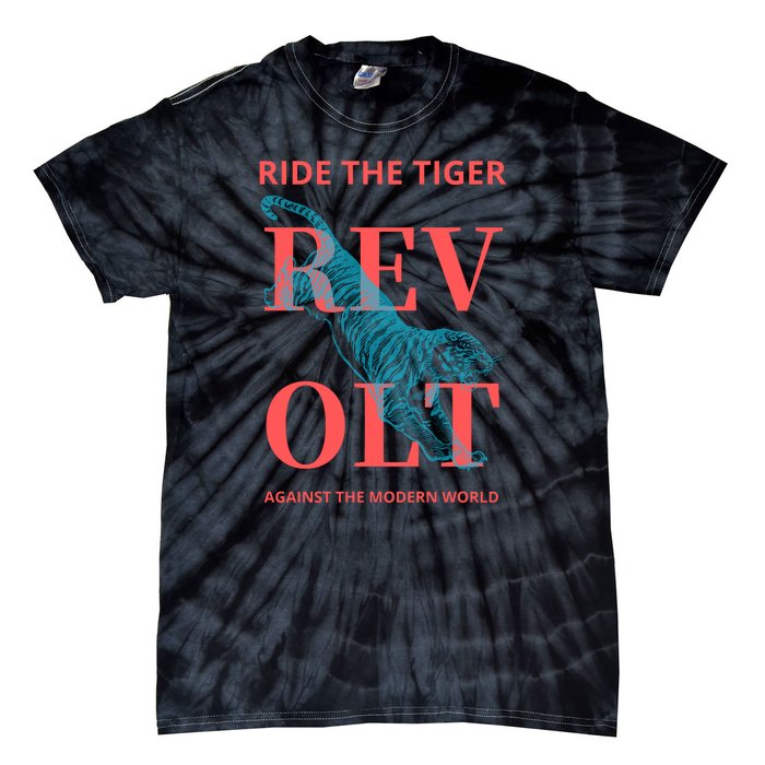 Revolt Against The Modern World Ride The Tiger Julius Evola Tie-Dye T-Shirt