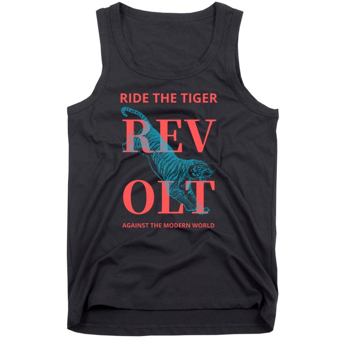 Revolt Against The Modern World Ride The Tiger Julius Evola Tank Top