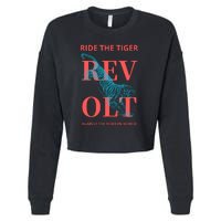 Revolt Against The Modern World Ride The Tiger Julius Evola Cropped Pullover Crew