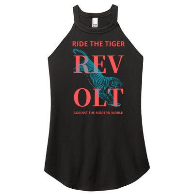 Revolt Against The Modern World Ride The Tiger Julius Evola Women's Perfect Tri Rocker Tank