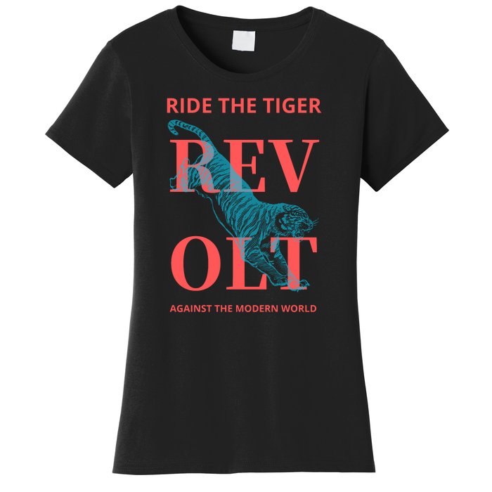 Revolt Against The Modern World Ride The Tiger Julius Evola Women's T-Shirt