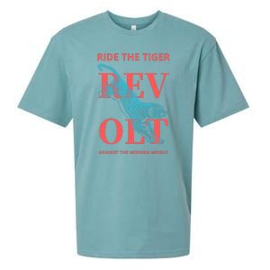 Revolt Against The Modern World Ride The Tiger Julius Evola Sueded Cloud Jersey T-Shirt