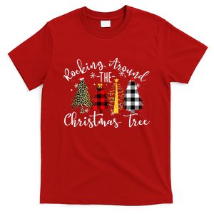 Rocking Around The Christmas Tree Buffalo Plaid Christmas T-Shirt