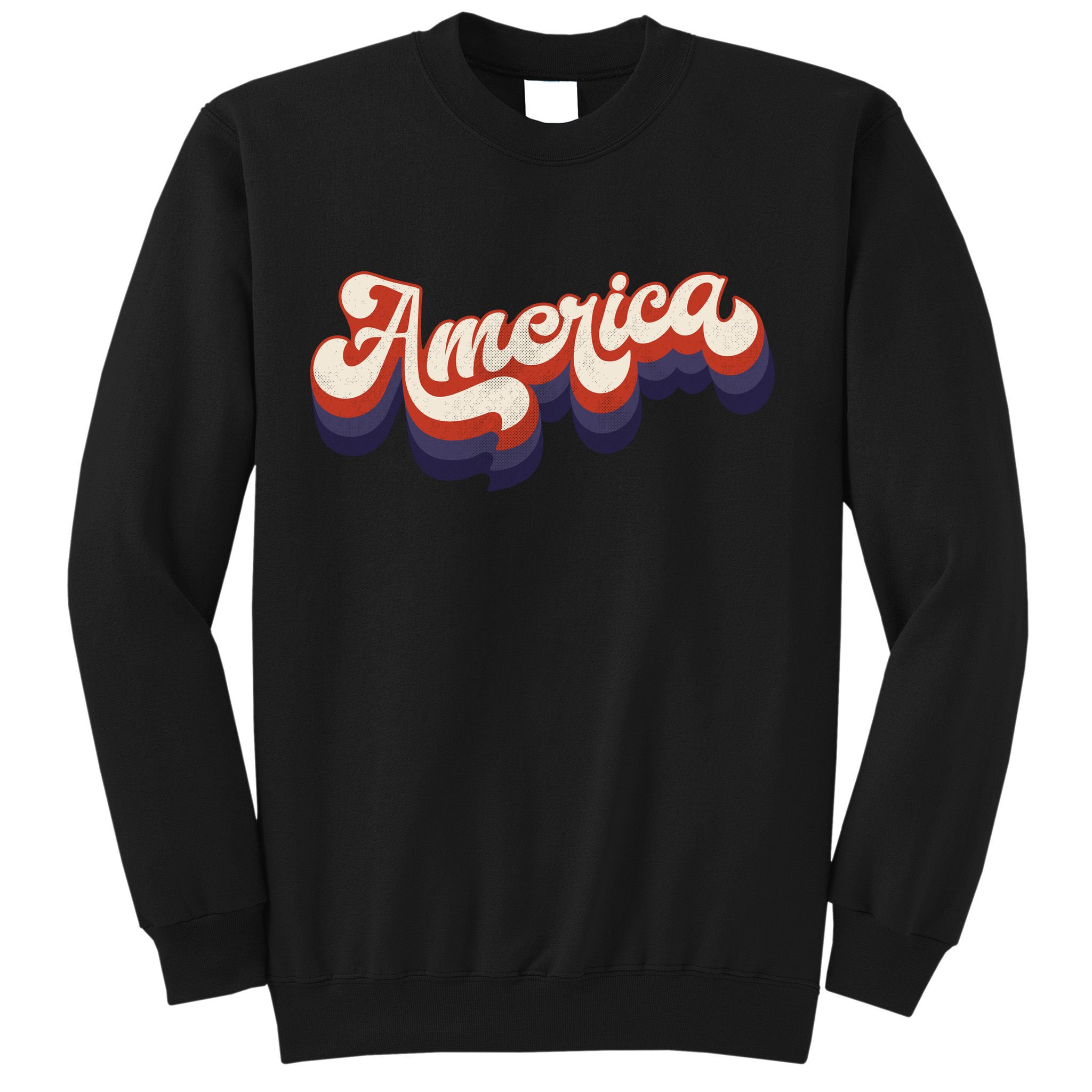 Retro America USA Vintage 4th Of July Sweatshirt