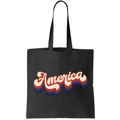 Retro America USA Vintage 4th Of July Bag