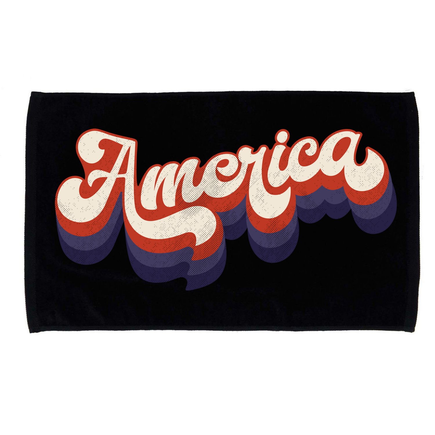 Retro America USA Vintage 4th Of July Microfiber Hand Towel