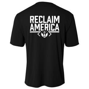 Reclaim America USA Eagle Republican Conservative (On Back) Cooling Performance Crew T-Shirt