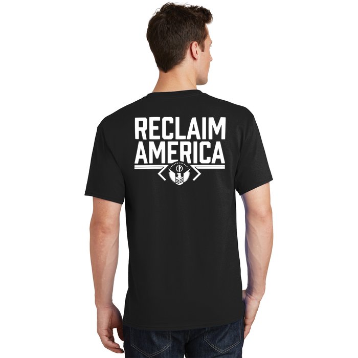 Reclaim America USA Eagle Republican Conservative (On Back) T-Shirt