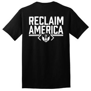 Reclaim America USA Eagle Republican Conservative (On Back) Tall T-Shirt