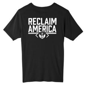 Reclaim America USA Eagle Republican Conservative (On Back) Tall Fusion ChromaSoft Performance T-Shirt